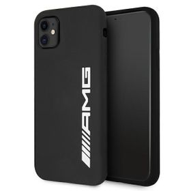 AMG AMHCN61SGLBGN iPhone 11 6,1"czarny/black hardcase Silicone Big Logo