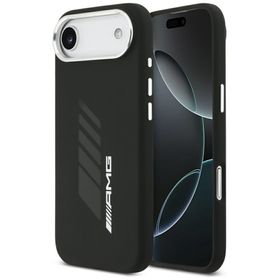 Etui AMG Silicone Oversize Rhombs        MagSafe do iPhone Air czarny