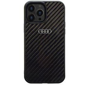 Audi Carbon Fiber iPhone 14 Pro Max 6.7"czarny/black hardcase AU-TPUPCIP14PM-R8/D2-BK