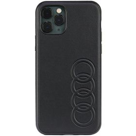 Audi Synthetic Leather iPhone 11 Pro 5.8" czarny/black hardcase AU-TPUPCIP11-TT/D1-BK