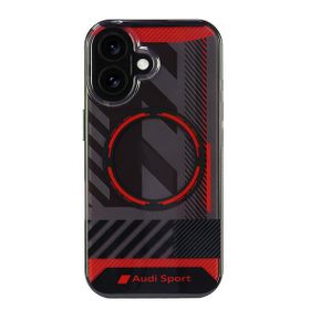 Audi IML Sport MagSafe iPhone 16 6.1"czarny/black hardcase AUS-IMLMIP16-RSQ/D2-BK