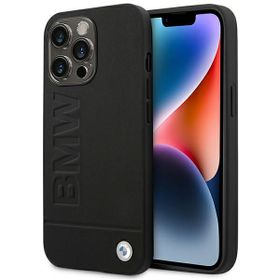 Etui BMW BMHCP14LSLLBK iPhone 14 Pro6,1" czarny/black Leather Stamp
