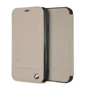 BMW BMFLBKI61LLST iPhone Xr bookbeżowy/taupe Logo Imprint