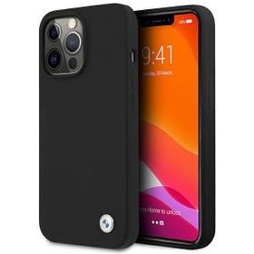 Etui BMW BMHCP13LMSILBK iPhone 13 Pro /13 6.1" czarny/black hardcase Silicone Signature