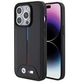 BMW BMHCP15L22PVTK iPhone 15 Pro 6.1"czarny/black hardcase Quilted Tricolor