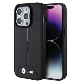 BMW BMHMP15X22PVTK iPhone 15 Pro Max6.7" czarny/black hardcase Quilted Tricolor MagSafe