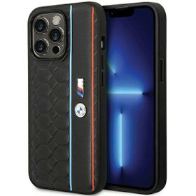 BMW BMHCP14X22PGVK iPhone 14 Pro Max6.7" czarny/black hardcase M Edition Hexo Pattern