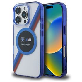BMW BMHMP16L23HTPUT iPhone 16 Pro 6.3"   przezroczysty/transparent hardcase Motorsport IML Circle MagSafe