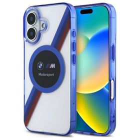 BMW BMHMP16S23HTPUT iPhone 16 6.1"       przezroczysty/transparent hardcase Motorsport IML Circle MagSafe