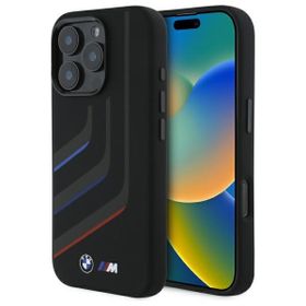 BMW BMHMP16L23SLIK iPhone 16 Pro 6.3"    czarny/black hardcase Silicone Turning Lines MagSafe
