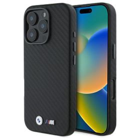 BMW BMHCP16X23PUFWC iPhone 16 Pro Max    6.9" czarny/black hardcase Carbon Wrapped Metal