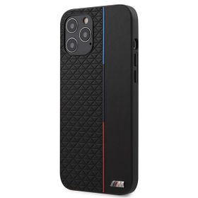 Etui BMW BMHCP12LTRTBK iPhone12 Pro Max 6,7" czarny/black hardcase M Collection Triangles