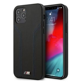 Etui BMW BMHCP12MDLBK iPhone12/12 Pro 6,1" czarny/black hardcase M Collection Blue Lines