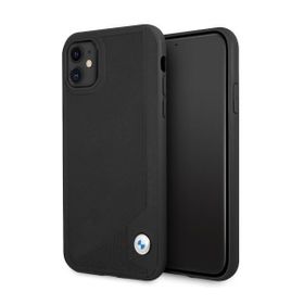 Etui BMW BMHCN61RCDPK iPhone 11 / Xr6,1"  czarny/black hardcase Leather Deboss