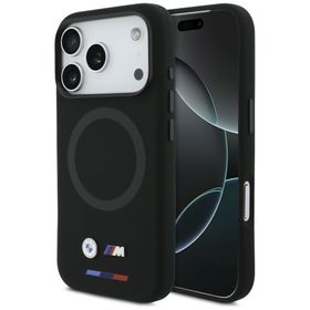 Etui BMW M Silicon Logo MagSafe do       iPhone 17 Pro czarny