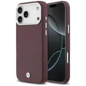 Etui BMW Sign Full Wrapped Metal MagSafe do iPhone 17 Pro Max czerwony