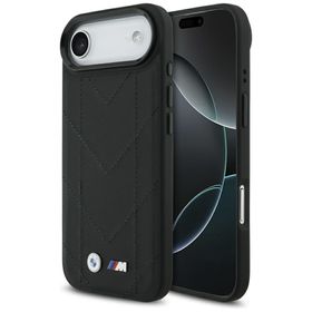 Etui BMW M Quilted Logo MagSafe do       iPhoneAir czarny