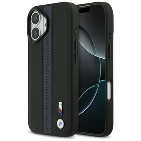 Etui BMW M Perforated Stripe Logo        MagSafe do iPhone 17 niebieski