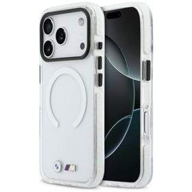 Etui BMW M IML Shockproof Metal Logos    MagSafe do iPhone 17 Pro przezroczysty