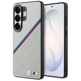 Etui BMW Tricolor Metal Logo MagSafe do Samsung Galaxy S26 Ultra szary