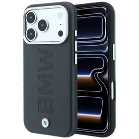 Etui BMW Sign Centered Deboss MagSafe do iPhone 18 Pro / 17 Pro szary