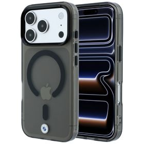 Etui BMW Sign Frosted IML & MetaL Logo MagSafe do iPhone 18 Pro Max / 17 Pro Max czarny
