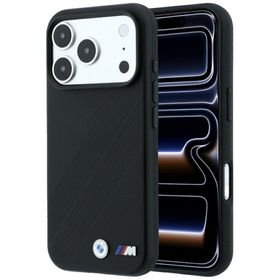 Etui BMW M Tire Track Metal Logo MagSafe do iPhone 18 Pro Max / 17 Pro Max czarny
