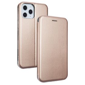 Beline Etui Book Magnetic iPhone 12/12Pro 6,1" różowo-złoty/rosegold
