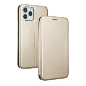 Beline Etui Book Magnetic iPhone 12/12Pro 6,1" złoty/gold