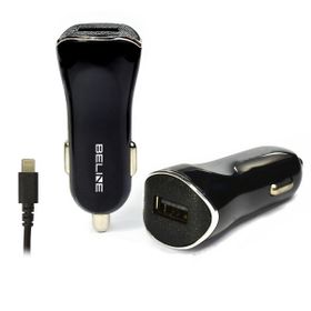 Beline Ład. sam. 1xUSB + lightning 1Aczarna/black iPhone 5/6/7/8/X