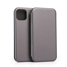 Beline Etui Book Magnetic iPhone 15 Plus6,7" stalowy/steel