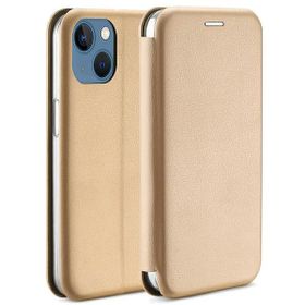 Beline Etui Book Magnetic iPhone 15 Plus6,7" złoty/gold
