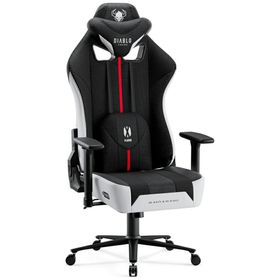 Fotel gamingowy Diablo Chairs X-Player 2.0 King Size biało-czarny