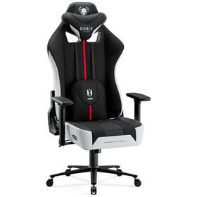 Fotel gamingowy Diablo Chairs X-Player 2.0 Normal Size biało-czarny