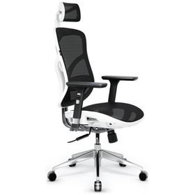 Fotel ergonomiczny Diablo Chairs V-Basic biało-czarny