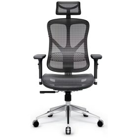 Fotel ergonomiczny Diablo Chairs V-Basic czarno-szary