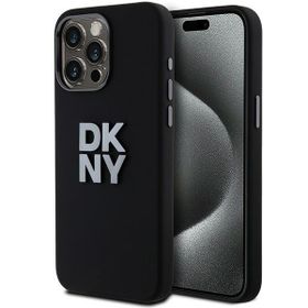 DKNY DKHCP15XSMCBSK iPhone 15 Pro Max6.7" czarny/black hardcase Liquid Silicone Metal Logo