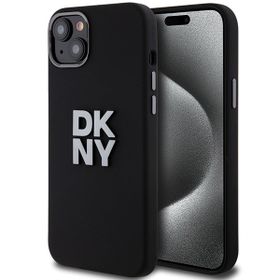 DKNY DKHCP15MSMCBSK iPhone 15 Plus / 14Plus 6.7" czarny/black hardcase Liquid Silicone Metal Logo