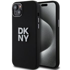 DKNY DKHCP15SSMCBSK iPhone 15 / 14 / 136.1" czarny/black hardcase Liquid Silicone Metal Logo