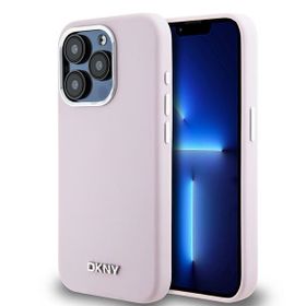 DKNY DKHMP14LSMCHLP iPhone 14 Pro 6.1"różowy/pink hardcase Liquid Silicone Small Metal Logo MagSafe
