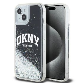 DKNY DKHCP14SLBNAEK iPhone 14 / 15 / 136.1" czarny/black hardcase Liquid Glitter Big Logo