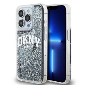 DKNY DKHCP15LLBNAEK iPhone 15 Pro6.1" czarny/black hardcase Liquid Glitter Big Logo