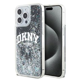 DKNY DKHCP15XLBNAEK iPhone 15 Pro Max6.7" czarny/black hardcase Liquid Glitter Big Logo