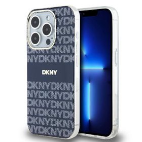 DKNY DKHMP15XHRHSEB iPhone 15 Pro Max6.7" niebieski/blue hardcase IML Mono & Stripe MagSafe