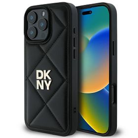 DKNY DKHCP16XPQDSLK iPhone 16 Pro Max6.9" czarny/black Quilted Stack Logo