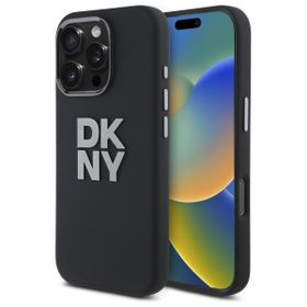 DKNY DKHCP16XSMCBSK iPhone 16 Pro Max    6.9" czarny/black hardcase Liquid Silicone Metal Logo