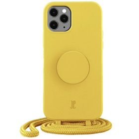 Etui JE PopGrip iPhone 11 Pro 5,8"żółty/rabbit`s paw 30052 (Just Elegance)