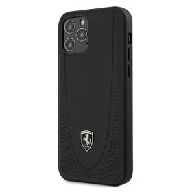 Ferrari FEOGOHCP12MBK iPhone12/12 Pro 6,1" czarny/black hardcase Off Track Perforated