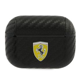Ferrari FESAPCABK AirPods Pro coverczarny/black On Track PU Carbon