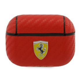 Ferrari FESAPCARE AirPods Pro coverczerwony/red On Track PU Carbon